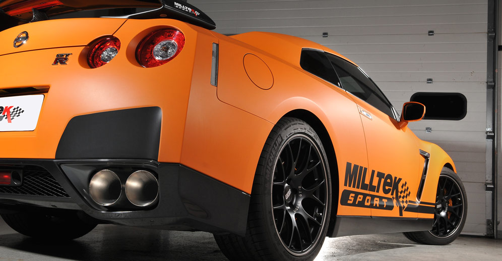 Milltek's Orange R35 Nissan GT-R