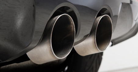 Titanium tailpipes for the Golf R